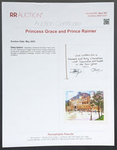 Load image into Gallery viewer, Monaco Royal Family Signed Christmas Card Princess Grace Prince Rainier JSA
