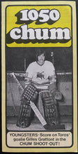 Load image into Gallery viewer, Vintage 1974 1050 Chum Radio Chart Gilles Gratton Cover Toronto Toros Hockey
