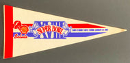 1994 Super Bowl XVIII Vintage Shell Gasoline Promo Mini Pennant 14