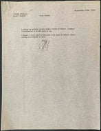 Jack Kent Cooke Signed Memo Toronto Maple Leaf Baseball Club Autographed Letter
