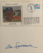 Load image into Gallery viewer, 1988 Don Newcombe Autographed Signed Brooklyn Dodgers 1st Day Cover Envelope MLB
