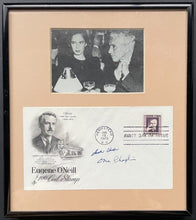 Load image into Gallery viewer, Charlie Chaplin + Uma Chaplin Autographed First Day Cover Framed Signed JSA LOA
