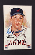 Hoyt Wilhelm Autographed Limited Edition Perez Steele Postcard Baseball Card