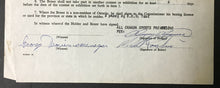 Load image into Gallery viewer, 1977 Canadian Boxing Match Contract Signed Nicky Furlano vs Michelle Rouleau
