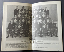 Load image into Gallery viewer, 1964/65 Toronto Maple Leafs Information Book NHL Hockey Media Guide Stanley Cup
