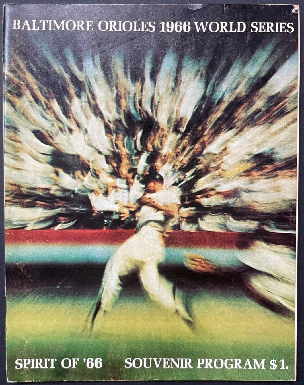 1966 World Series Program LA Dodgers vs Baltimore Orioles MLB Baseball Koufax