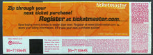 Load image into Gallery viewer, 2003 Bruce Springsteen + E Street Band Vintage Full Concert Ticket Darien Lake
