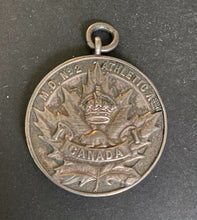 Load image into Gallery viewer, 1918 Niagara Indoor Baseball Champions Medal Vintage Canadian Military Theme Vtg
