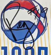 Load image into Gallery viewer, 1995 Vintage Harlem Globetrotters Signed x4 Tour Program Basketball Autographed
