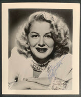 c1950 Betty Hutton Actress Celebrity Vintage Signed Autographed Photo