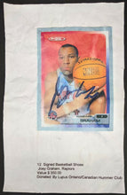 Load image into Gallery viewer, Joey Graham Autographed Signed Adidas Basketball Shoes Toronto Raptors Rookie 15
