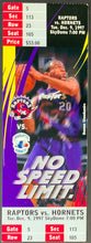 Load image into Gallery viewer, 1997 SkyDome Toronto Raptors v Hornets NBA Basketball Ticket Damon Stoudamire
