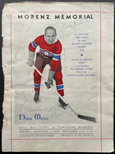 Load image into Gallery viewer, 1937 Howie Morenz Memorial Game NHL Hockey Program Forum Signed x15 Beckett LOA
