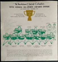 Load image into Gallery viewer, 1960 Sports Celebrity Dinner Program Signed x32 Jesse Owens Nicklaus Autographed
