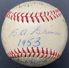 Load image into Gallery viewer, 1953 Toronto Maple Leafs Baseball Team Signed Ball Autographed x19 MILB LOA
