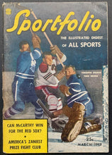 Load image into Gallery viewer, 1948 Sportfolio Illustrated Digest Turk Broda Pro Hockey NHL HOF Vintage Booklet
