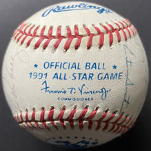 Load image into Gallery viewer, 1991 MLB All Star Game Team Autographed Baseball Signed x24 Ripken MVP JSA
