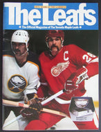 1981 Maple Leaf Gardens 50th Anniversary NHL Program Toronto Leafs vs Red Wings