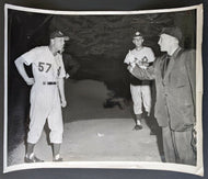 Circa 1957 Type 1 Oversized Photo Toronto Maple Leafs Baseball Manager Vintage