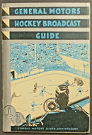 1933-34 General Motors NHL Hockey Broadcast Guide Maroons / Maple Leafs Version