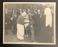 1978 Vintage Type 1 Photo Mother Teresa Newest Saint Visiting Children Cleveland