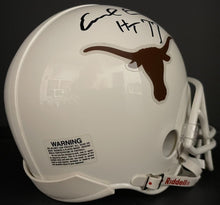 Load image into Gallery viewer, Earl Campbell Autographed Texas Longhorns Mini Helmet Signed NCAA HOF Fanatics
