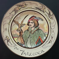 1940 Royal Doulton Plate D6279 Antique Made In England The Falconer