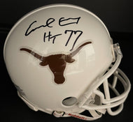 Earl Campbell Autographed Texas Longhorns Mini Helmet Signed NCAA HOF Fanatics