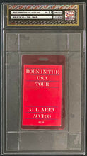 Load image into Gallery viewer, 1984 Bruce Springsteen Born In The USA Concert Tour All Access Stage Pass iCert
