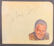 Load image into Gallery viewer, Miracle On 34th Street Hollywood Actor John Payne Autographed Signed Album Page
