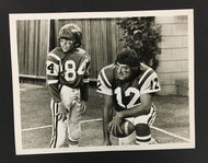 1973 Joe Namath Brady Bunch Studio Photo With Bobby Brady Mail Order Hero LOA