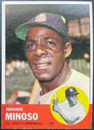 Minnie Minoso 1963 Topps #190 St. Louis Cardinals Vintage Baseball Trading Card