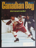 1969 Canadian Boy Magazine NHL Red Wings Gordie Howe