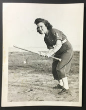 Load image into Gallery viewer, Vintage Alexandra Studio Toronto Baseball Player Press Photo Edna Shipway Rare
