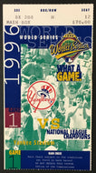 1996 World Series Ticket Game 1 Yankees vs Braves Derek Jeter Debut 1st WOS
