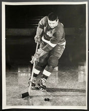 Load image into Gallery viewer, 1951-52 Vintage NHL Detroit Red Wings HOFer Alex Delvecchio Photograph LOA
