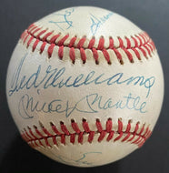 Autographed MLB Baseball Signed x11 500 HR Club Members Aaron Mantle Mays JSA