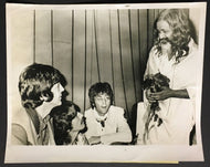 1967 The Beatles Rare Vintage Type 1 Press News Photo Whales Maharishi Yogi