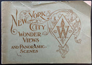 New York City Wonder Views Panoramic Scenes Book Photographs Pre Automobile