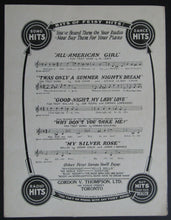 Load image into Gallery viewer, 1932 North America&#39;s Collegiate Football PVG Sheet Music - All American Girl
