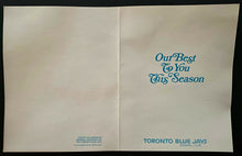 Load image into Gallery viewer, 1980 Toronto Blue Jays MLB Baseball 4th Season Christmas Card Vintage
