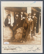 C 1988 All Members Autographed Jethro Tull Promotional Photo Vintage JSA LOA