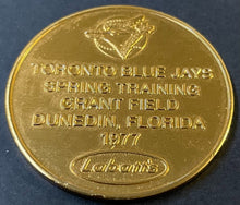 Load image into Gallery viewer, 1977 Toronto Blue Jays Inaugural Season Spring Training Gold Coin Labatts MLB
