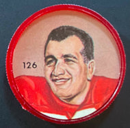 1963 Nalley's Potato Chips CFL Football Token Plastic Coin #126 Don Luzzi