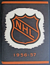 Load image into Gallery viewer, 1956-1957 NHL Jim Hendy's Press &amp; Radio Guide + Who's Who In Hockey Vintage
