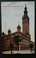 1910 Madison Square Gardens New York Rangers Knicks Postcard NHL NBA Vintage