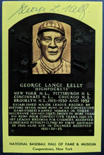 Load image into Gallery viewer, George L Kelly Signed Hall Of Fame Autographed Postcard New York Giants MLB COA
