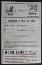 Load image into Gallery viewer, 1966 Maple Leaf Gardens Jr A Program Toronto vs Kitchener Rangers Brad Park
