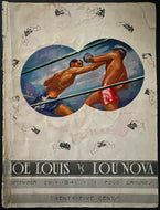 1941 Heavyweight Championship Fight Boxing Program Polo Grounds Joe Louis v Nova