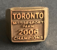 2006 Toronto Motorsport Park 10K Gold Championship Ring Drag Racing Cayuga